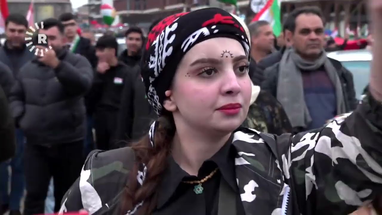 ڤیدیۆ | ئەمڕۆ خەڵکی دلێری نیشتمان بە یەک دەنگ هاواری کرد: یەکە یەکە یەکە، گەلی کورد یەکە