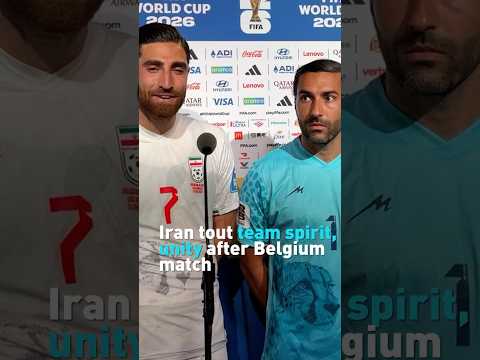 Iranian team tout spirit and unity after draw with Belgium