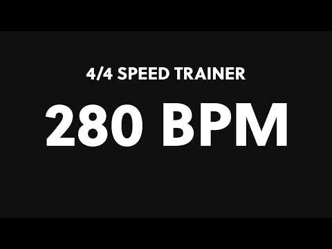 280 BPM – Speed Trainer (4/4 Practice Loop)