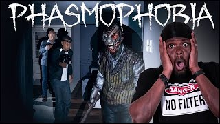 The Bravest Black Ghost Buster Of All Time! (Phasmophobia)