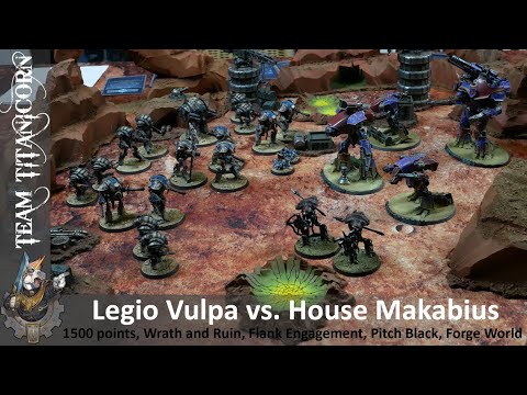 Legio Vulpa vs. House Makabius - 1500 Points Adeptus Titanicus Battlereport/Full Gameplay [engl./HD]