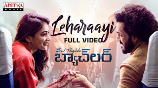 #Leharaayi Full Video  Most Eligible Bachelor  Akh