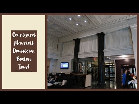 Courtyard Marriott Downtown Boston TOUR!
