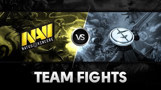 Team fights by Na'Vi vs EG @ The Summit