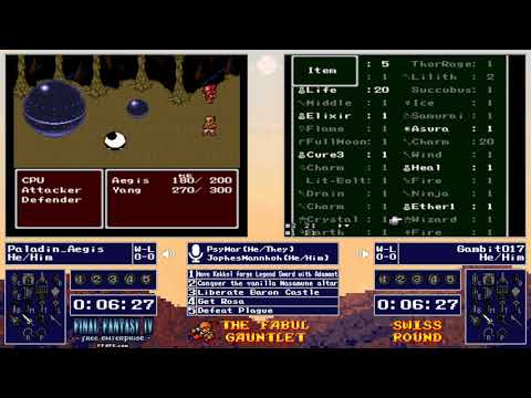 FF4FE Fabul Gauntlet Swiss Round 1 - Paladin_Aegis vs Gambit017