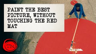 Paint The Best Picture Of The Taskmaster, Without Touching The Red Mat - FULL TASK
