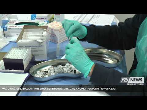 VACCINAZIONE: DALLA PROSSIMA SETTIMANA PARTONO ANCHE I PEDIATRI | 19/08/2021