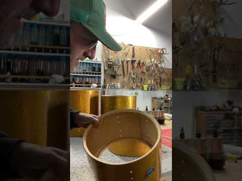 Vintage Ludwig drum bearing edges