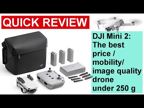 Quick Review: The best price/mobility/image quality drone under 250 g - DJI Mini 2