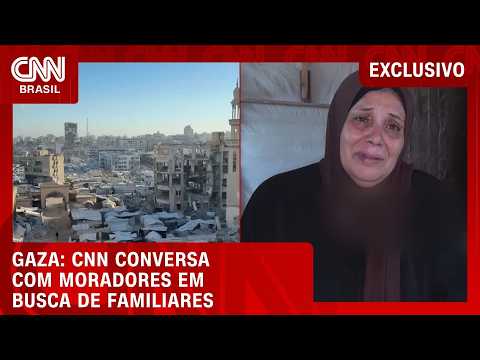 CNN conversa com moradores de Gaza em busca de familiares | BASTIDORES CNN