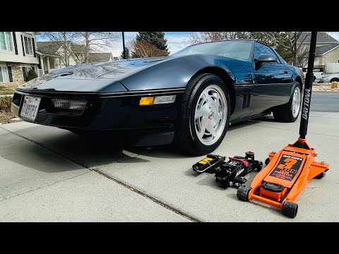 HOW TO JACK UP A C4 CORVETTE #Shorts