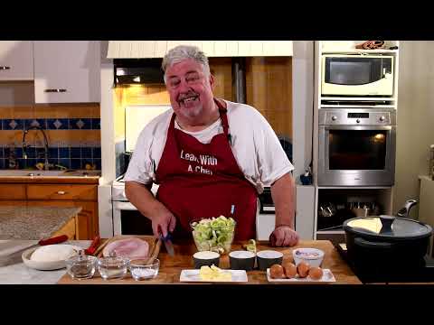 Flamiche picarde, tourte délicieuse aux poireaux et jambon.