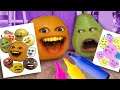 Annoying Orange - The 3 Marker Challenge!