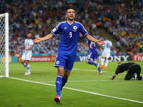 Ibišević Goal V Argentina 2014 WC (Bosnia 1-2 Argentina)