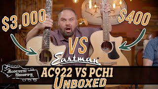 Video thumbnail for The Most Expensive VS Least Expensive Guitar Eastman Sells | Can You Hear The Difference? by The Acoustic Shoppe