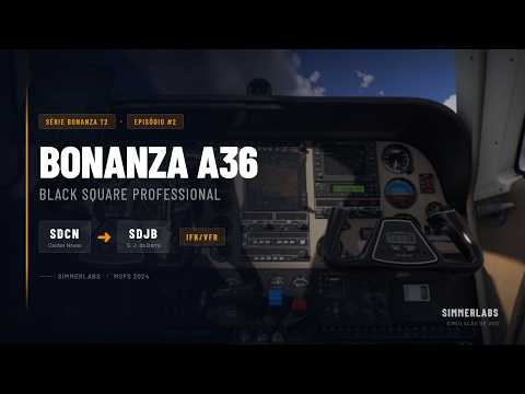 Série Bonanza T2 #2 | Bonanza A36: Caldas Novas (SDCN) ➜ São Joaquim da Barra (SDJB) | IFR/VFR