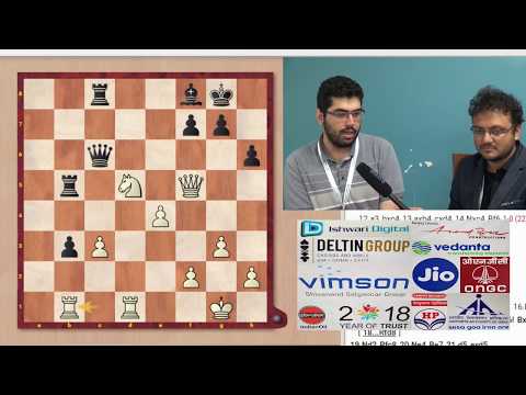 Interview with winner Idani Pouya| Live Commentary for round 10 | Goa International 2018