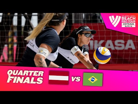 Kravcenoka/Graudina vs. Talita/Rebecca - Quarterfinal Highlights Ostrava 2022 #BeachProTour