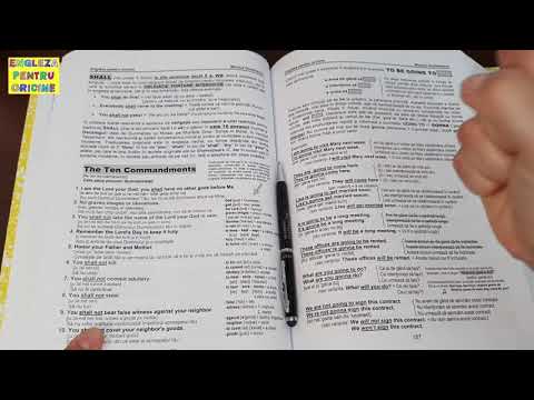 Lecţia # 077 – SHALL poate exprima OBLIGAŢIE 👊 sau INTERDICŢIE ⛔️ + bonus: The 10 Commandments 😇