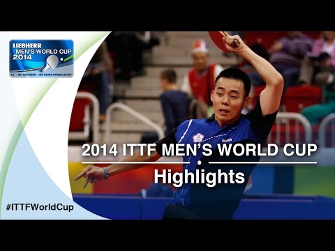 2014 Men's World Cup Highlights: CHEN (TPE) vs CRISAN (ROU) - (Qual Groups)