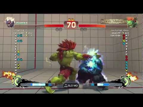 SSF4 AE 2012: snowfox435 (Oni) vs nocturnal_rites- (Blanka)