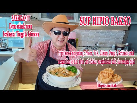 Rahasia makanan berkhasiat pengganti sel tubuh yang rusak SUP HIPIO BAKSO