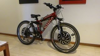 Test to Magic Pie 4 - 2KW Electric Bike  - Ride around Miraflores, Lima - Perú.