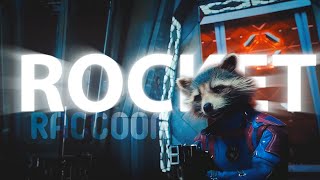 Names Rocket.. Rocket Raccoon- In the Shadows by Amy Stroup