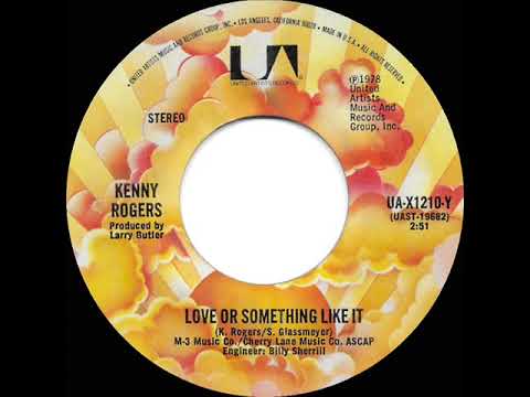 1978 HITS ARCHIVE: Love Or Something Like It - Kenny Rogers (stereo 45--#1 C&W hit)