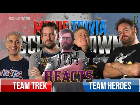 Movie Trivia Schmoedown: Team Trek vs. Team Heroes REACTION (JTH Reacts)