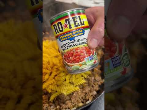 Cheesy Taco Hamburger Helper #tacohamburgerhelper #recipe #dinner