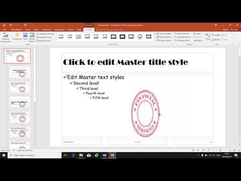 Office Data Processing L4 (PowerPoint - Slide Master) - Mrs. L. Stander