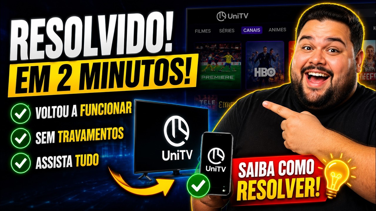 🚨 UNITV TRAVANDO - UNITV LUZ VERMELHA - SAIBA O QUE FAZER AGORA