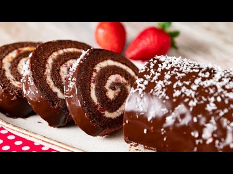 Rulada de cacao cu crema de mascarpone - Idei de retete