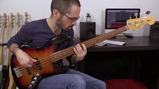 Video thumbnail for Fender Jazz Bass Jaco Pastorius Fretless 🎸 by Bruno Tauzin - Votre Prof de Basse