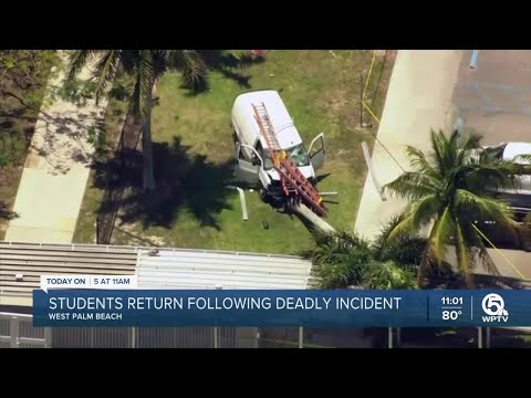 Students return to Dreyfoos School of the Arts following officer-involved shooting