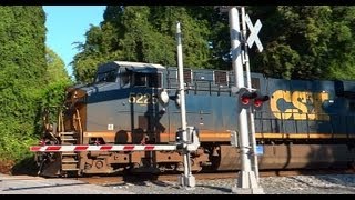 preview picture of video 'CSX @ Ontario St in Havre De Grace, MD'