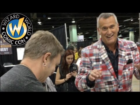 Bruce Campbell Teaches Rob Prior How to Paint Breasts