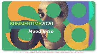 Summer Mood Intro  After Effects template
