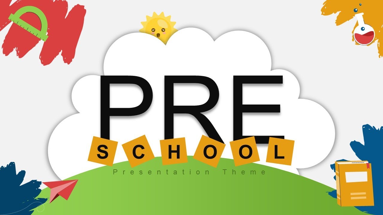 Preschool Theme Animated PPT Slides