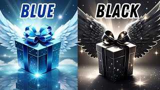 Choose your gift...!! 🎁2 gift box challenge, BLUE &amp; BLACK #gift #chooseyourgift #goodvsbad #box