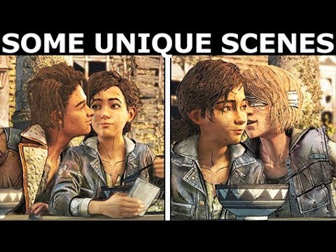 Unique Romance-Related Moments With Violet & Louis - Ending Scene - The Walking Dead Season 4 Ep. 4