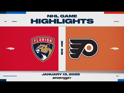 NHL Highlights | Flyers vs. Panthers - January 13, 2025