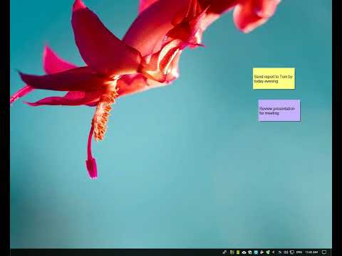 Sending sticky notes over the Internet