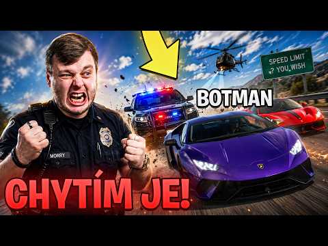 BEAMNG POLICISTA vs LUPIČI BENZÍNKY! 🤣
