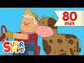 Old MacDonald Had A Farm + More | Kids Songs and Nursery Rhymes | Super Simple Songs