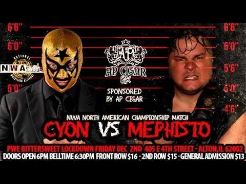 PWE - Bittersweet Lockdown - Cyon vs. Mephisto - December 2nd, 2022 (Full Match)