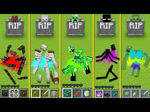 Ultimate Minecraft Mob Battle - Golem Steve vs Mutants