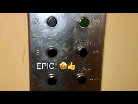 Epic & Amazing Relays on Vintage CJA Single-Speed Bottom Drive Traction Elevator! Full Silent Take