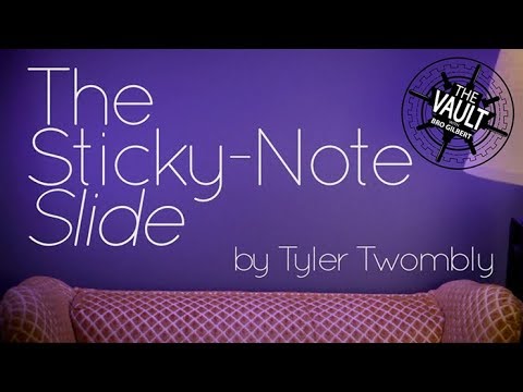 The Sticky-Note Slide by Tyler Twombly